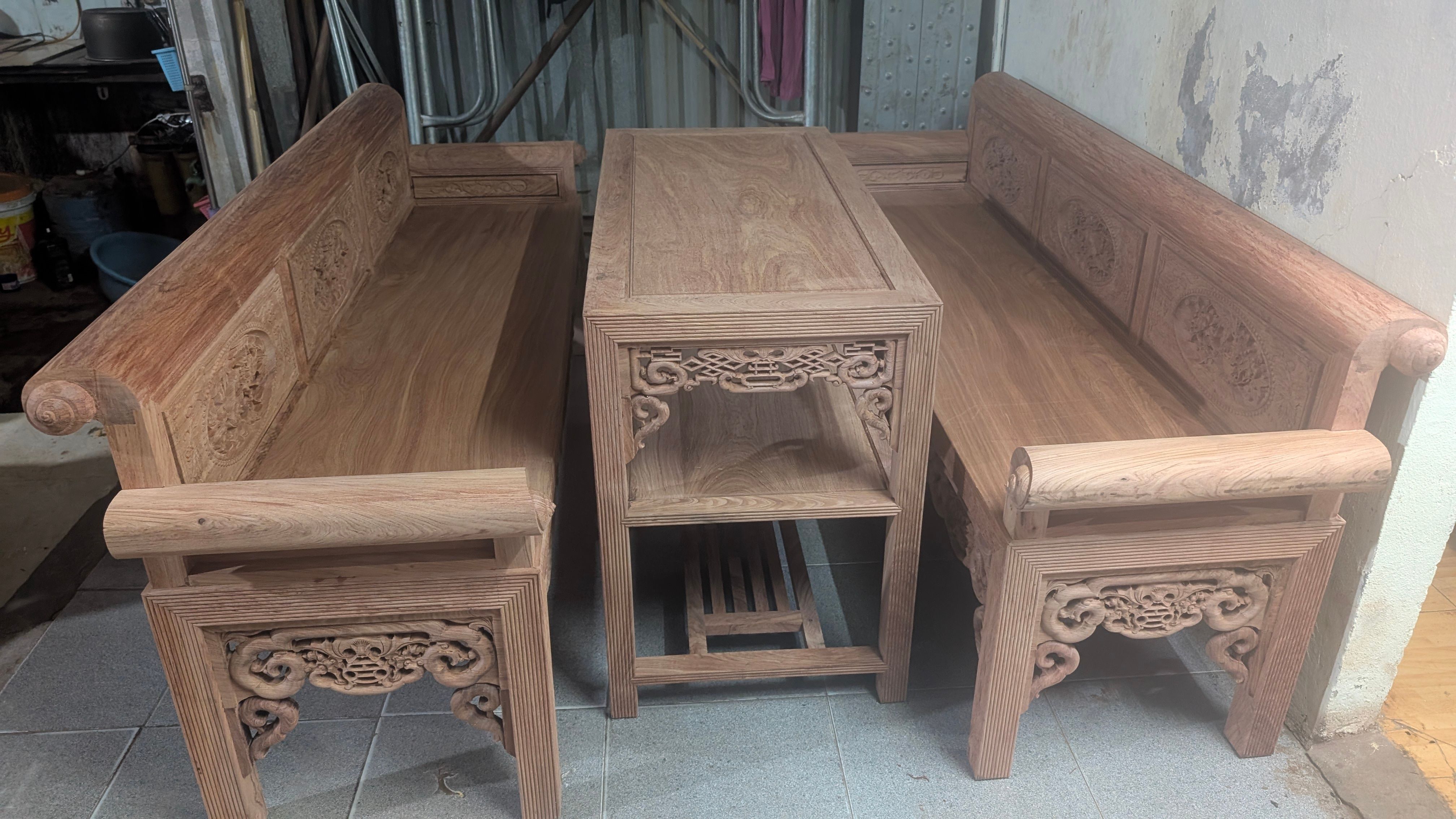 Trường Kỷ Gỗ Gụ Gia Lai - Đồ Gỗ Trọng Hiếu