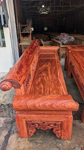 Siêu Phẩm Trường Kỷ Đại Gỗ Hương Đá Dài 2m81 – Chân 13 Chỉ, Đẳng Cấp Thượng Lưu - Đồ Gỗ Trọng Hiếu