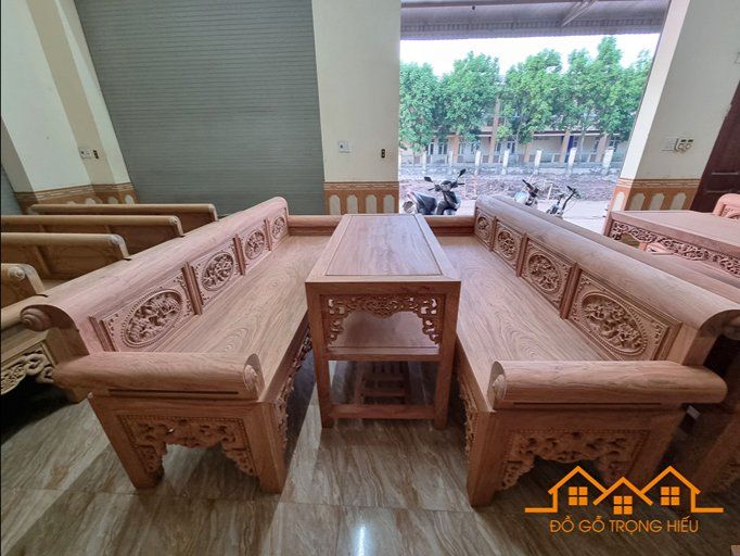 Bộ Trường Kỷ Đại Gỗ Hương Đá - Đồ Gỗ Trọng Hiếu