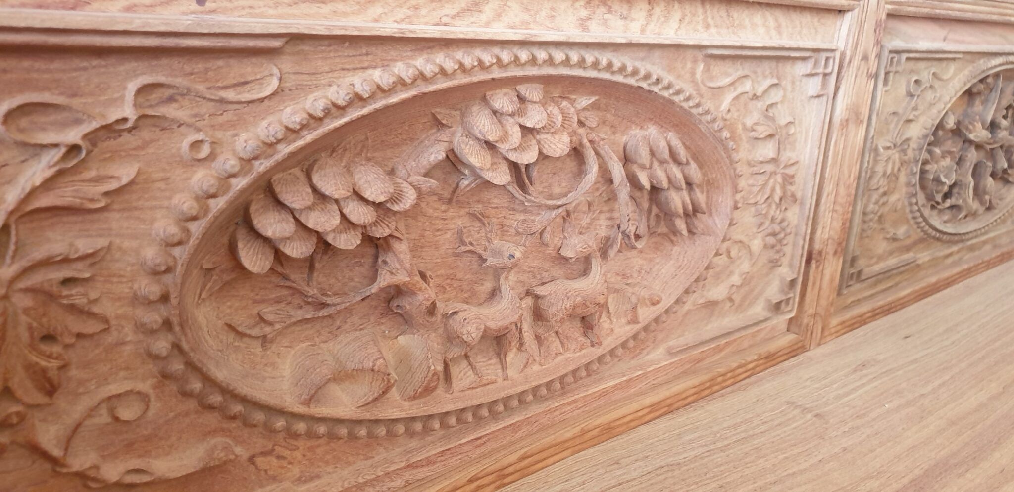 Trường Kỷ Gỗ Hương Đá Vân Thửa - Đồ Gỗ Trọng Hiếu