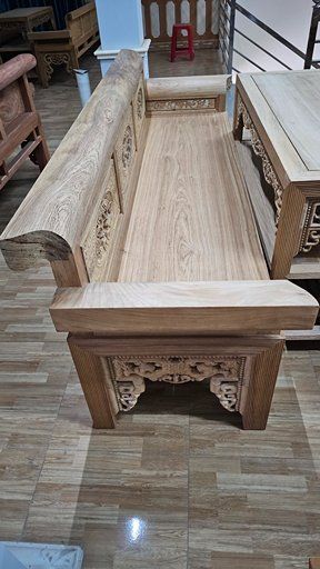 Trường Kỷ Gỗ Gụ Lào - Đồ Gỗ Trọng Hiếu