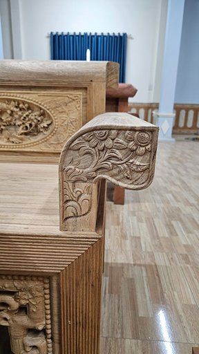 Trường Kỷ Gỗ Gụ Lào - Đồ Gỗ Trọng Hiếu