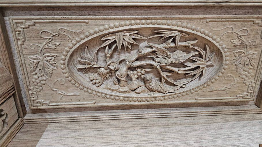 Trường Kỷ Gỗ Gụ Lào - Đồ Gỗ Trọng Hiếu